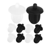 ibasenice 10 Piezas Plumero cubierta de polvo del micrófono tapón antipolvo para celular tapón de polvo de silicona tapones antipolvo para puertos de audio gel de sílice