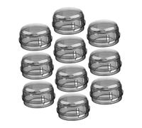 ibasenice 10 piezas Protector para Perillas de Gas Resistente al Diseño Negro Elegante Instalación Rápida Seguridad para Protección Duradera para Cocina