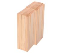 ibasenice 10 Piezas Tabla de Madera sin Pintar Tablero Rectangular de Madera Maciza Khaki Resistente Deformación para Manualidades Diy, Proyectos Escolares y Construcción de Maquetas,