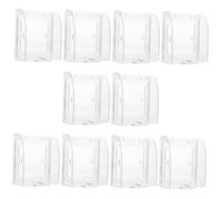 ibasenice 10 Piezas tapa del enchufe de seguridad protector enchufes bebe cubiertas de salida cubiertas de seguridad de salida cubierta de salida a prueba de niños Poroso Decorar panel bebé