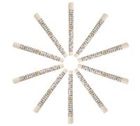 ibasenice 10 Rollos de Mezuzá Bendiciones Hebreas Originales, Pergaminos Tradicionales Judíos de Papel y Cuerda para Adorno Religioso del Hogar y Inauguración