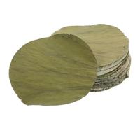 ibasenice 100 Hojas Secas de Loto para Platos de Sushi Redondos, Envoltura Natural para Cocinar, Decoración Elegante y Práctica para Fiestas, Pack de 100 Piezas