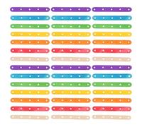 ibasenice 100 Palitos de Madera para Manualidades, Redondos y Resistentes, Ideales para Mejorar la Habilidad Manual y Fomentar la Interacción Familiar