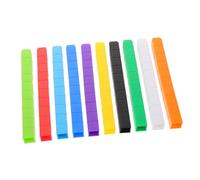 ibasenice 100 Piezas Cubo de cálculo matemático Bloques educativos de matemáticas Cubo de Aprendizaje conectando Cubos para matemáticas Juguetes de construcción contando Cubos el plastico