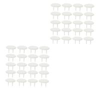 ibasenice 100 Piezas Funda Protectora Contra Descargas Eléctricas Tapa De Salida a Prueba De Niños Protector De Enchufe Electrico Familiar El Plastico Tapa Del Zócalo Bebé