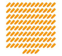 ibasenice 100 piezas Protector de Dedos Antideslizante y Resistente al Calor Unidades Naranja Funda Multipropósito para Protección Manual Diaria