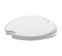 ibasenice 100 piezas Soporte para Anillos Redondo de Plástico Transparente Organizador de Joyería para Exhibición y Almacenamiento de Anillos para Presentaciones y Tiendas de Joyería
