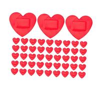 ibasenice 100 Piezas Vendaje Forma De Corazón Apósitos Para Heridas Unidades Apósitos Pequeños Para Heridas Parches Autoadhesivos De Cuidado El Hogar