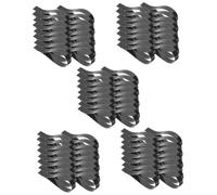 ibasenice 100piezas Correas De Fijación Para Cuerdas De Caja De Batería Soporte Para Montaje De Tambor Fabricadas Material Pet Para Baterías Jazz y Rock