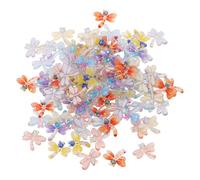 ibasenice 100piezas Mini Figuras de Plástico Insectos Adornos Coloridos DIY Libélula para Decoración de Cuartos Manualidades Micro Paisajes y Fiestas Figuras Pequeñas para Color Aleatorio