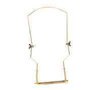 ibasenice 10agujero Soporte De Armónica Portátil Orificios Clip Multiusos Ajustable Antideslizante De Aleación De Zinc Para Colgar El Cuello Para Presentaciones