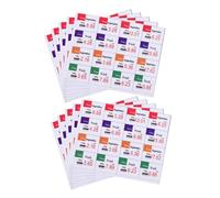 ibasenice 10hojas Pegatinas De Miniatura Para Supermercados Casas De Muñecas Estanterías De De Mercado