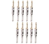 ibasenice 10piezas Adaptador De De Pedal De Efecto De Accesorios Para Eléctricas Transmisión De Señal Conectores Para Tablero De