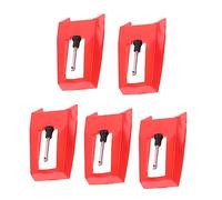 ibasenice 10piezas Agujas De Repuesto Para Tocadiscos De Agujas De Fonógrafo Estilo De Fácil Instalación y Sonido Compatible Tocadiscos y Gramófonos