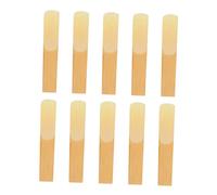 ibasenice 10piezas Cañas Para Clarinete Delgadas Accesorios Artesanales Para Instrumentos Para Cañas De Clarinete Uso Para Ensayos y Conciertos