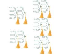 ibasenice 10piezas Clips De Borlas Sujetapáginas De Partituras De Metal Para Piano y Guitarra Soporte Para Libros De y