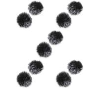 ibasenice 10piezas Funda De Micrófono Prueba De Viento Protector De Ruido Para Micrófono De Solapa Compatible La Mayoría Para Grabaciones Eventos y Uso Exteriores