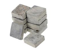 ibasenice 10piezas Ladrillos Decorativos para Peceras Piedra Paisajística Natural De Pizarra para Decoración De Rocas para Acuarios Adorno Acuario Rocas para Peces