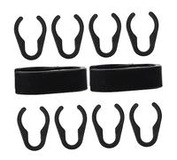 ibasenice 10piezas Organizador De Cables Para Micrófono Clips De Plástico Resistente Para Soporte Adecuado Para Conciertos y Ensayos