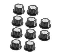 ibasenice 10piezas Perillas De Control Giratorio De Potenciómetro Botón Giratorio De Volumen Para Guitarra