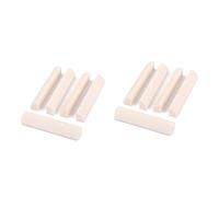 ibasenice 10piezas Tuerca De Búfalo Para Guitarras Ukeleles y Banjo Accesorios De Instrumentos Musicales Nut Irregular De Material De Hueso Real Mejora El Sonido Intonación