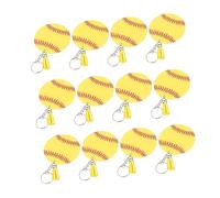 ibasenice 12 juegos Llaveros de Béisbol de Acrílico Set para Fiestas y Decoración de Claves para del Béisbol