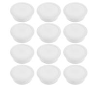 ibasenice 12 Piezas Pasacables Eléctrico Blanco de Abs para Escritorio Diseño Desmontable, Organizador de Cables Versátil Adecuado para Estaciones de Trabajo y Escritorios Modernos