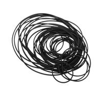 ibasenice 120 Piezas Correa para Reproductor de CD y Cassette, Goma Negra, para Grabadora y Tocadiscos, Fácil de Usar, Reducción de Ruido, para Aprendices de Idiomas y Mayores