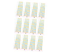 ibasenice 12hojas Calcomanías De Diapasón Para Ukelele De Etiquetas Para Principiantes Guía De Notas Musicales y Escalas Para Práctica y Aprendizaje Rápido