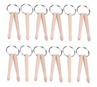 ibasenice 12piezas De Baquetas De Accesorio Decorativo Para Claves Colgante De Musical Para Batería