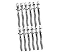 ibasenice 12piezas Tornillos De Tensión Para Tambor De Jazz De Repuestos De Hardware Para Batería Accesorios De Duraderos y Resistentes Al Desgaste