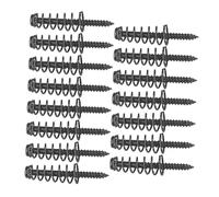 ibasenice 15 Piezas Tornillos y Muelles para Pastillas Ajuste de Altura Rosca Compatible con Guitarras y Bajos de Sonido Claro y Estable