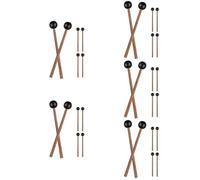 ibasenice 15pares of Tongue Drum Mallets Accessories Rubber Drumsticks for Ethereal Drum Practice for Beginners and Music Enthusiasts