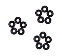 ibasenice 15piezas Aro De Guitarra Eléctrica Placa De Cambio Para Ritmo y Treble Negro