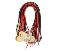 ibasenice 15piezas Pastillas De Latón Piezoeléctricas Discos Amplificadores Para Guitarra Transductores Piezoeléctricos Para Instrumentos Acústicos