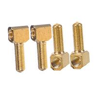 ibasenice 16 Piezas Accesorios para tornillos de arco de violín piezas de repuesto para violín partes de viola accesorio de equipo musical parte del arco de viola reparar arco de violonchelo