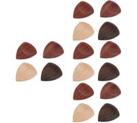 ibasenice 16piezas Púas De Madera Para Guitarra Accesorios Musicales De Alta Durabilidad Sonido y Placentero Para Músicos De Guitarra Acústica