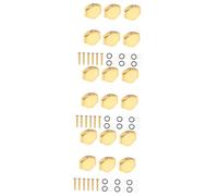 ibasenice 18juegos Manijas Para Afinación De Guitarras Función De Bloqueo De Cuerdas Manijas Resistentes Para Instrumentos De Cuerda Accesorios De Guitarra De Duradero