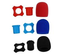 ibasenice 18piezas Cubiertas De Micrófono Esponja De De Micrófono Antiviento Para Ktv Bar y Escenarios y Accesorios De Alta Adaptabilidad y Durabilidad