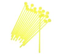 ibasenice 1bolsa Baquetas Pailas De Unids Baquetas De Para Material Didáctico De Mano Amarillas Para Principiantes