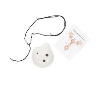 ibasenice 1juego Ceramic Ocarina for Beginners Portable Wind Instrument for Kids Creative Music Practice Tool