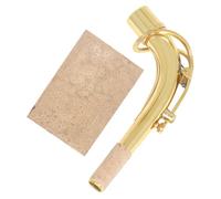 ibasenice 1juego Cuello Curvado De Saxofón Hoja De Corcho Repuesto Para Saxofonistas Diseño Ergonómico y Duradero Ligero y Fácil De Usar