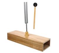 ibasenice 1juego Diapasón De Madera Con Para Experimentos Acústicos Herramienta De Física Para Pruebas De Resonancia y