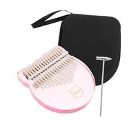 ibasenice 1juego Kalimba De Acrílico Tonos Piano De Pulgar Transparente Instrumento Musical Portátil Para Principiantes y Avanzados Para Relajación y Actividades Al Aire