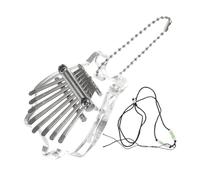 ibasenice 1juego Kalimba Mini Teclas De Transparente Piano De Pulgar Portátil Para Principiantes Instrumento Musical Divertido y Para