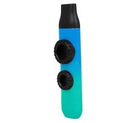 ibasenice 1juego Kazoo Doble Agujero Para Instrumento Musical De Usar Para Acompañar Guitarra y Fomentar La Infantil Diseño Azul Degradado