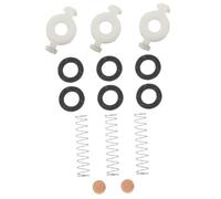 ibasenice 1juego Reparación De Válvulas De Trompeta Incluidos Muelles Almohadillas De Corcho y Fieltro Compatible Instrumentos De Brass Mejora El Rendimiento y Precisión Del Sonido