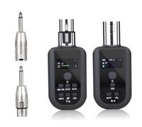 ibasenice 1juego Sistema De Micrófono Inalámbrico Adaptador De Transmisión De Audio Sin Cables y Emisor Para Grabación Profesional Compatible Múltiples Dispositivos De Audio