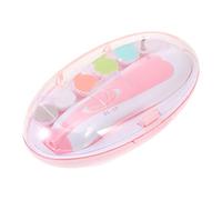 ibasenice 1pieza Cortauñas Eléctrico Para Trimmer De Uñas Portátil y Seguro Kit De Manicura Infantil Color Rosa Herramienta De Cuidado Para Bebés y