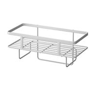 ibasenice 1pieza Estante para Inodoro Blanco sin Taladro Soporte Multiusos de Acero al Carbono Resistente al Agua para Almacenamiento Ordenado Baño
